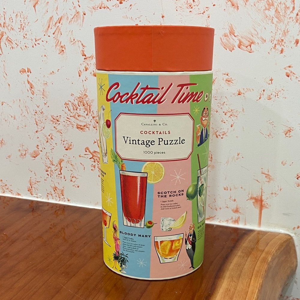 Cavallini & Co Cocktails Vintage Puzzle - 1000 Piece Puzzle